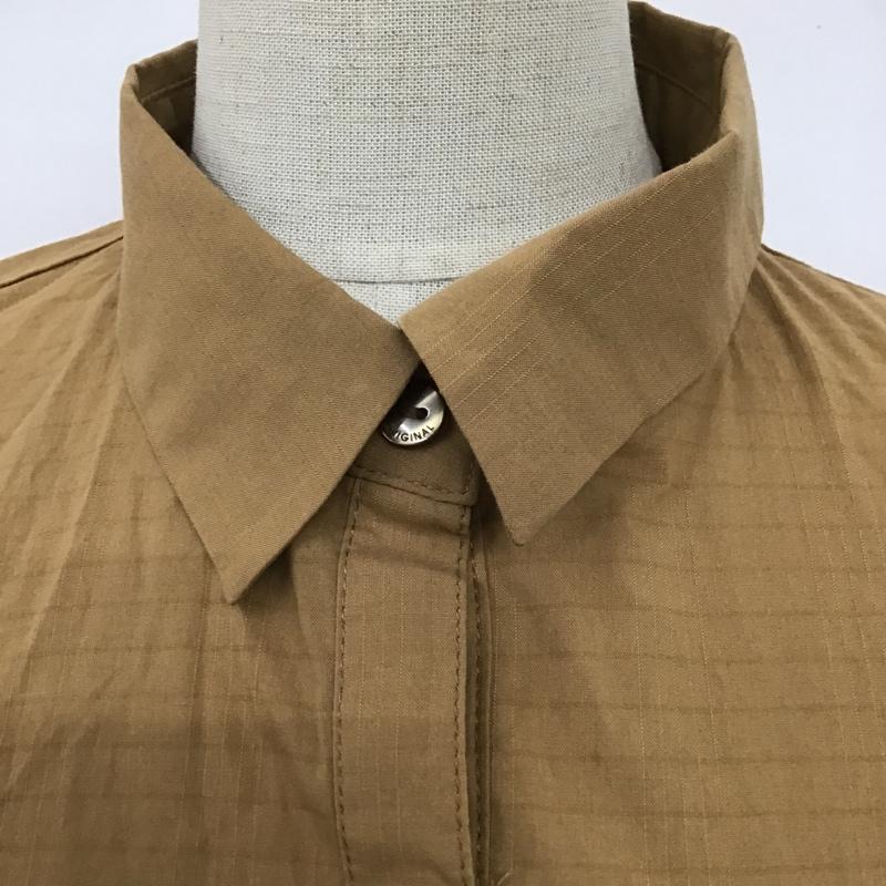 スライ SLY ワンピース ロングスカート 030DSA33-3220 長袖ワンピース カラーシャツワンピース ロングワンピース 1 無地 茶 / ブラウン / レディース USED 古着 中古 10101468