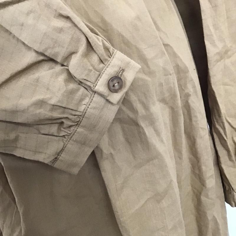スライ SLY ワンピース ロングスカート 030DSA33-3220 長袖ワンピース カラーシャツワンピース ロングワンピース 1 無地 茶 / ブラウン / レディース USED 古着 中古 10101468