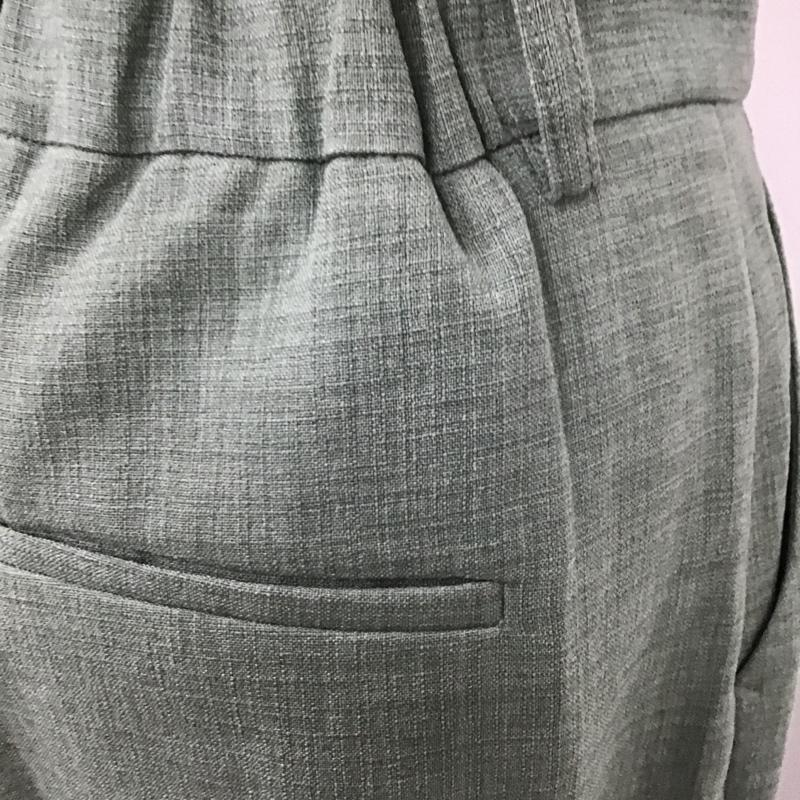 ジーナシス JEANASIS パンツ スラックス JS050546SW リネン風パンツ カジュアルパンツ ワイドパンツ FREE 無地 緑 / グリーン /  レディース USED 古着 中古 10101469