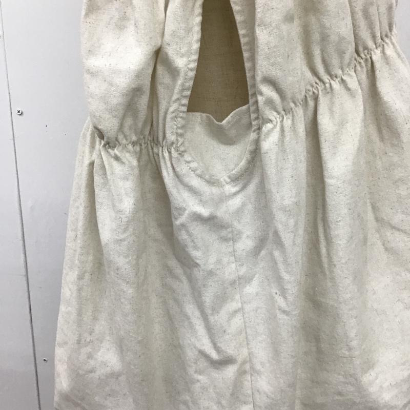 アングリッド Ungrid カットソー 半袖 112230430601-01 リネン混ギャザーノースリブラウス ノースリーブカットソー Vネックカットソー FREE 無地 ベージュ / ベージュ /  レディース USED 古着 中古 10101474