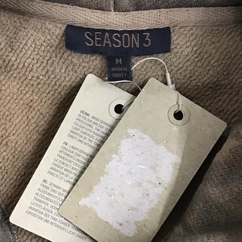イージーシーズン3 YEEZY SEASON 3 パーカー 長袖 プルオーバー カモ柄 M カモフラージュ柄・迷彩 茶 / ブラウン / メンズ USED 古着 中古 10101512