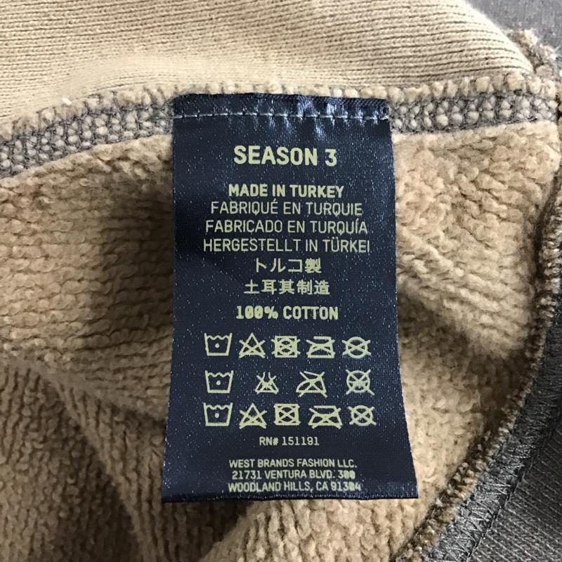 イージーシーズン3 YEEZY SEASON 3 パーカー 長袖 プルオーバー カモ柄 M カモフラージュ柄・迷彩 茶 / ブラウン / メンズ USED 古着 中古 10101512