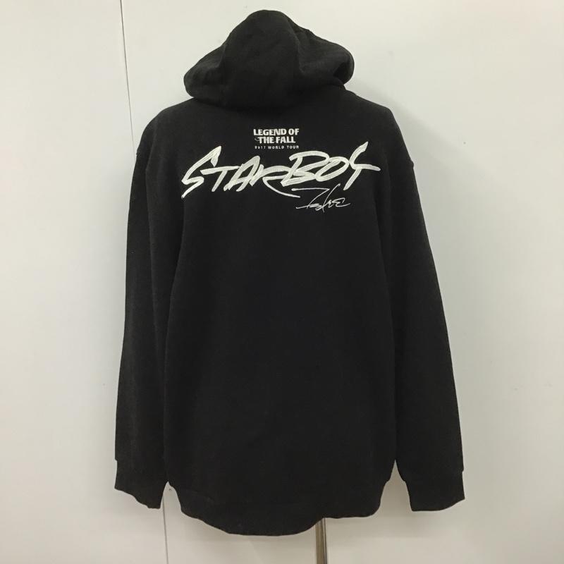 ザウィークエンド THE WEEKND パーカー 長袖 COLLAB STARBOY HOODIE THE WEEKND OX XL ロゴ、文字 黒 / ブラック / メンズ USED 古着 中古 10101513
