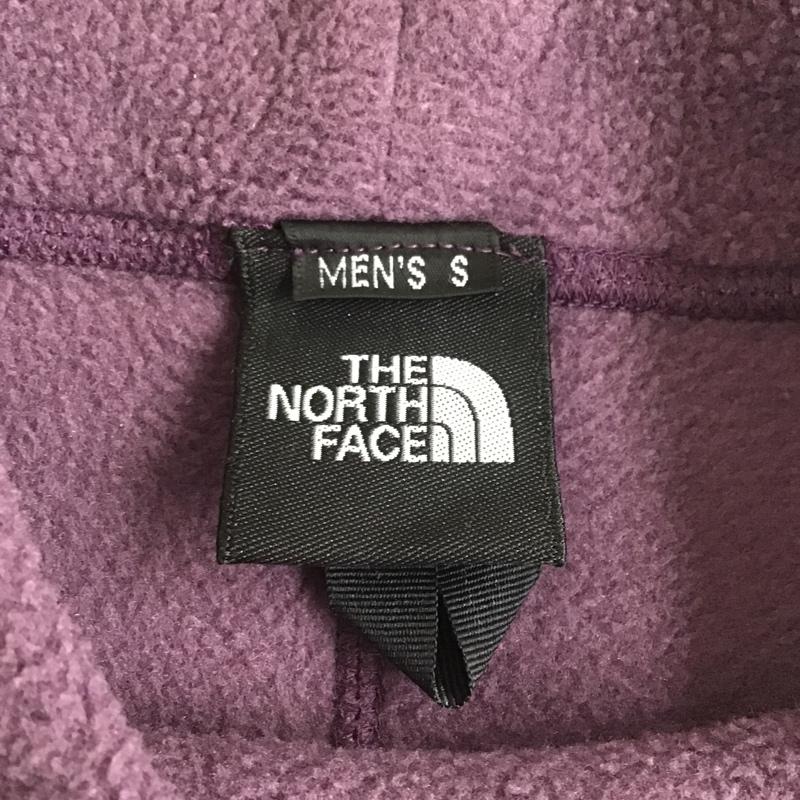 ザノースフェイス THE NORTH FACE トレーナー 長袖 NL45009 フリース プルオーバー モックネック バイカラー S ロゴ、文字 灰 / グレー / X 紫 / パープル / メンズ USED 古着 中古 10101529