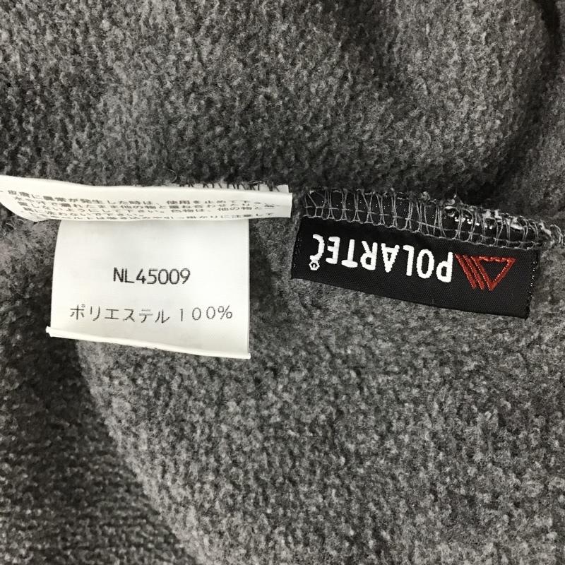 ザノースフェイス THE NORTH FACE トレーナー 長袖 NL45009 フリース プルオーバー モックネック バイカラー S ロゴ、文字 灰 / グレー / X 紫 / パープル / メンズ USED 古着 中古 10101529