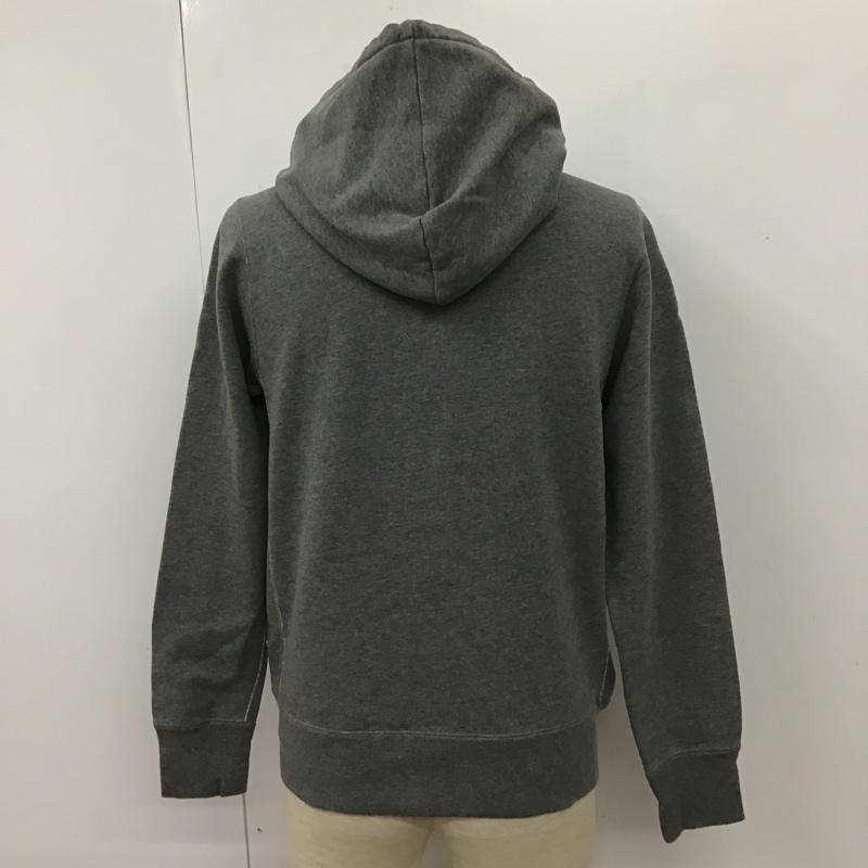 ポールスミス Paul Smith パーカー 長袖 PJ-DW-36731 フルジップ フーディー しまうま M ワンポイント 灰 / グレー / メンズ USED 古着 中古 10101537