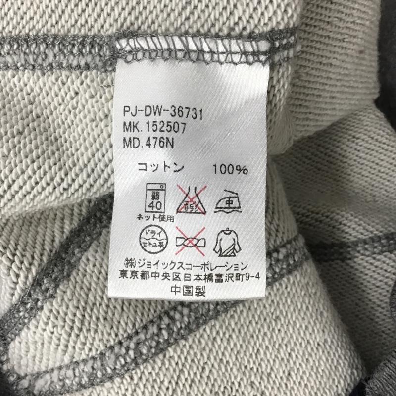 ポールスミス Paul Smith パーカー 長袖 PJ-DW-36731 フルジップ フーディー しまうま M ワンポイント 灰 / グレー / メンズ USED 古着 中古 10101537