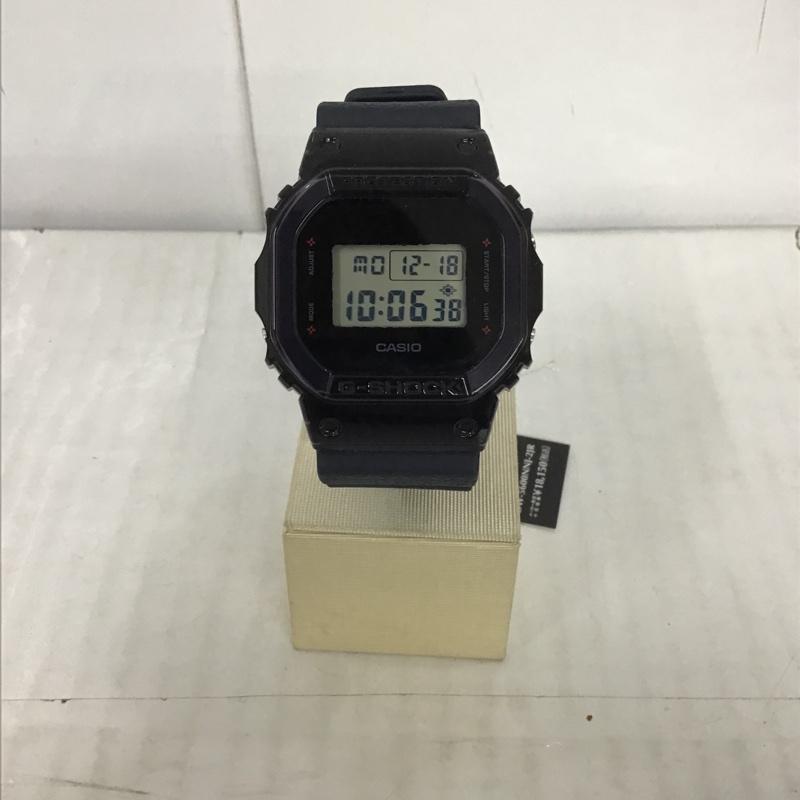 ジーショック G-SHOCK 腕時計 デジタル DW-5600 NNJ-2JR 忍者 箱有 ロゴ、文字 紺 / ネイビー / メンズ USED 古着 中古 10101552
