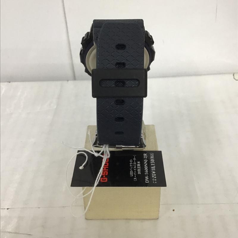 ジーショック G-SHOCK 腕時計 デジタル DW-5600 NNJ-2JR 忍者 箱有 ロゴ、文字 紺 / ネイビー / メンズ USED 古着 中古 10101552
