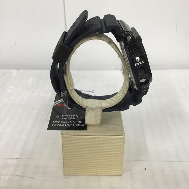 ジーショック G-SHOCK 腕時計 デジタル DW-5600 NNJ-2JR 忍者 箱有 ロゴ、文字 紺 / ネイビー / メンズ USED 古着 中古 10101552
