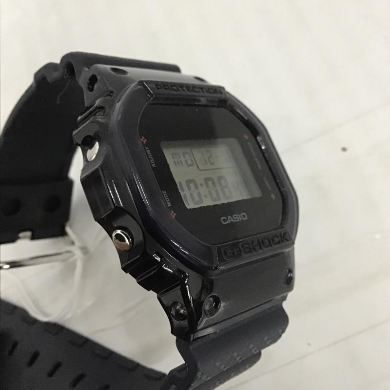 ジーショック G-SHOCK 腕時計 デジタル DW-5600 NNJ-2JR 忍者 箱有 ロゴ、文字 紺 / ネイビー / メンズ USED 古着 中古 10101552