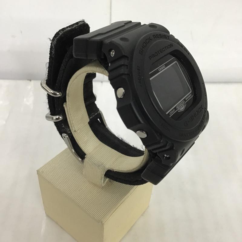 ジーショック G-SHOCK 腕時計 デジタル DW-5750E CASIO × URBAN RESEARCH G-SHOCK別注 箱有 ロゴ、文字 黒 / ブラック / メンズ USED 古着 中古 10101554