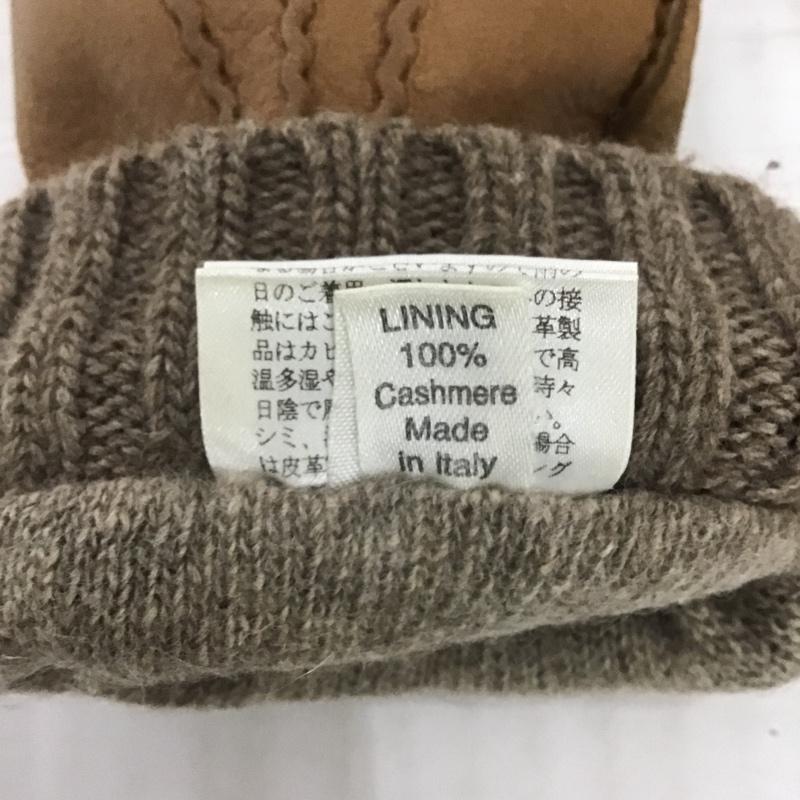 ハンティングワールド Hunting World ファッション小物 手袋 鹿革 レザー ロゴ、文字 茶 / ブラウン / メンズ USED 古着 中古 10101560
