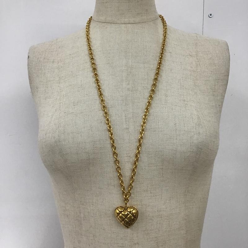 ソニアリキエル SONIA RYKIEL アクセサリー ネックレス、ペンダント ハート キルティング 金 / ゴールド / レディース USED 古着 中古 10101567