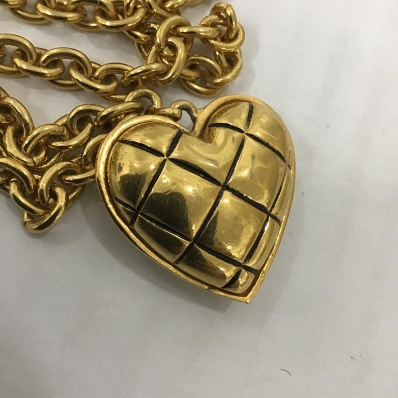 ソニアリキエル SONIA RYKIEL アクセサリー ネックレス、ペンダント ハート キルティング 金 / ゴールド / レディース USED 古着 中古 10101567