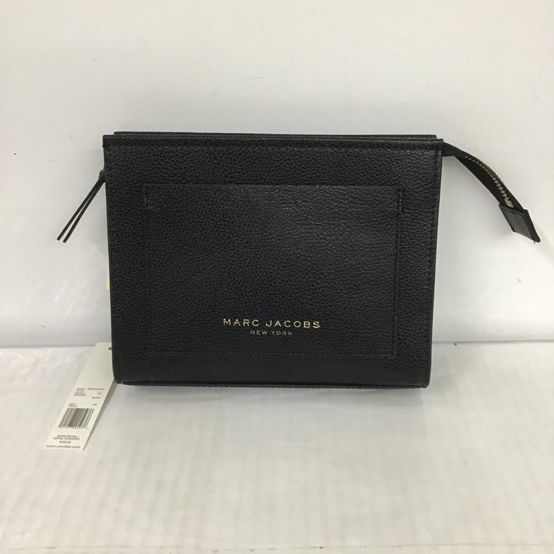 マークジェイコブス MARCJACOBS ポーチ ポーチ S202L01PF22-001 コスメポーチ タグ付き ロゴ、文字 黒 / ブラック / X 金 / ゴールド / レディース USED 古着 中古 10101569