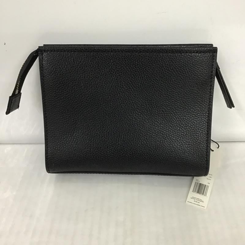 マークジェイコブス MARCJACOBS ポーチ ポーチ S202L01PF22-001 コスメポーチ タグ付き ロゴ、文字 黒 / ブラック / X 金 / ゴールド / レディース USED 古着 中古 10101569