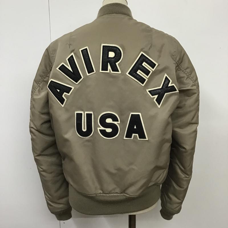 アヴィレックス AVIREX ジャケット、上着 フライトジャケット 0107AA30-6730 MOUSSY MA-1 リバーシブル 2 ロゴ、文字 灰 / グレー / レディース USED 古着 中古 10101578