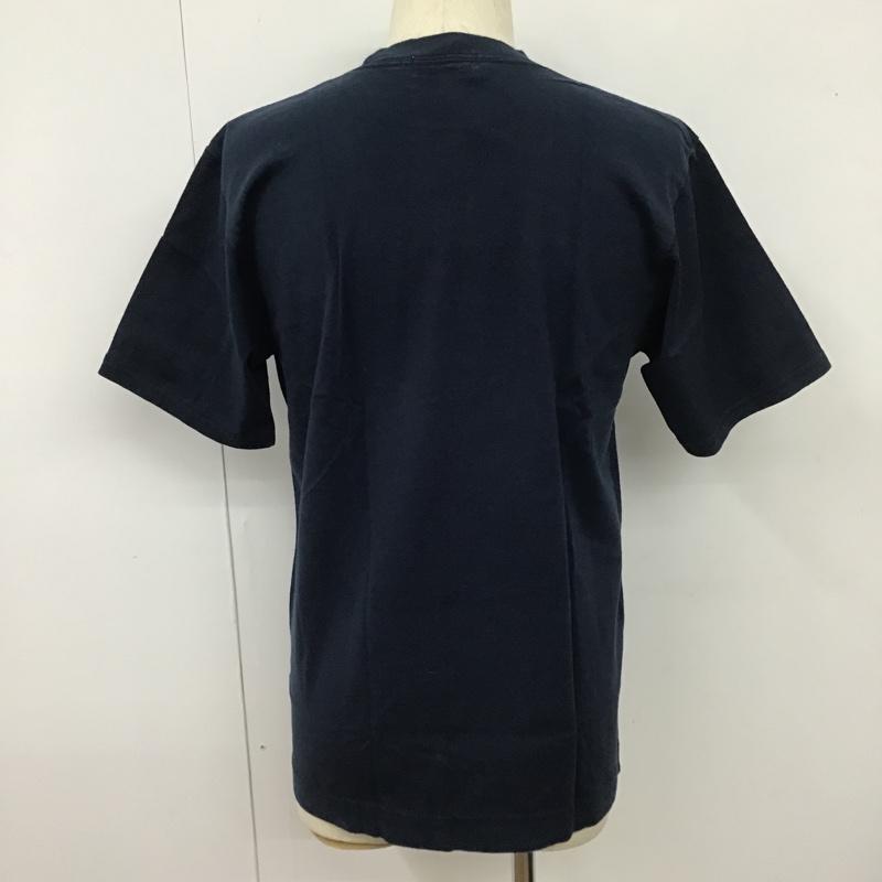 アベイシングエイプ A BATHING APE Tシャツ 半袖 半袖カットソー プリントTシャツ クルーネックカットソー M プリント 紺 / ネイビー / メンズ USED 古着 中古 10101596