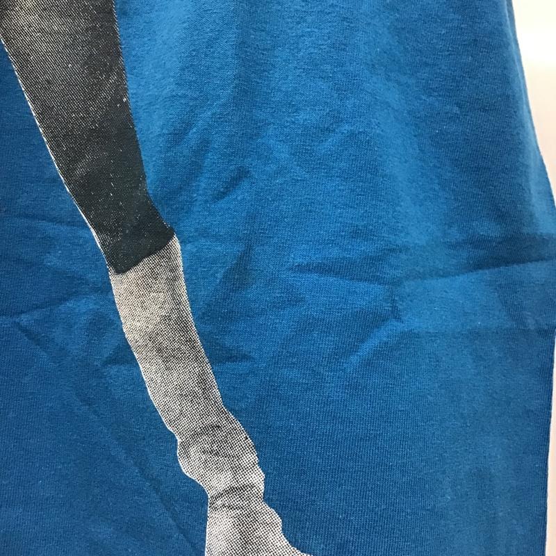 ステューシー STUSSY Tシャツ 半袖 半袖カットソー プリントTシャツ クルーネックカットソー L プリント 青 / ブルー / メンズ USED 古着 中古 10101597
