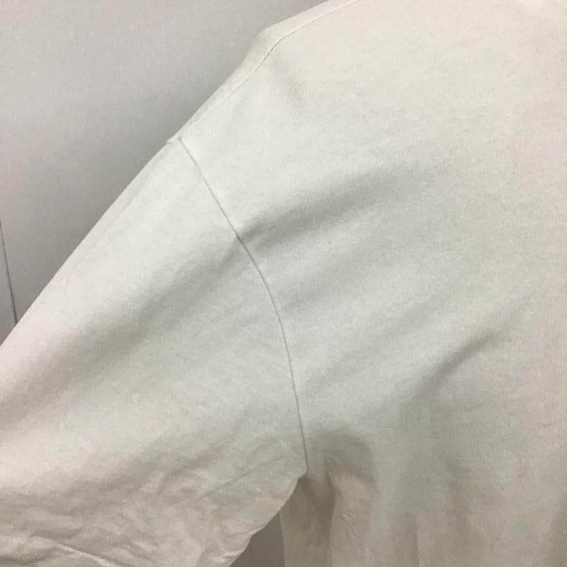 カルヴァン クライン ジーンズ Calvin Klein Jeans Tシャツ 半袖 半袖カットソー プリントTシャツ クルーネックカットソー ワッペン M ロゴ、文字 白 / ホワイト / メンズ USED 古着 中古 10101600