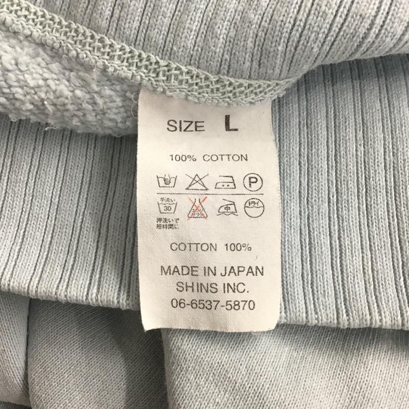 ドゥニーム Denime パーカー 長袖 長袖パーカー フード付きパーカー プリントスウェット トレーナー L プリント 水色 / ライトブルー / メンズ USED 古着 中古 10101615