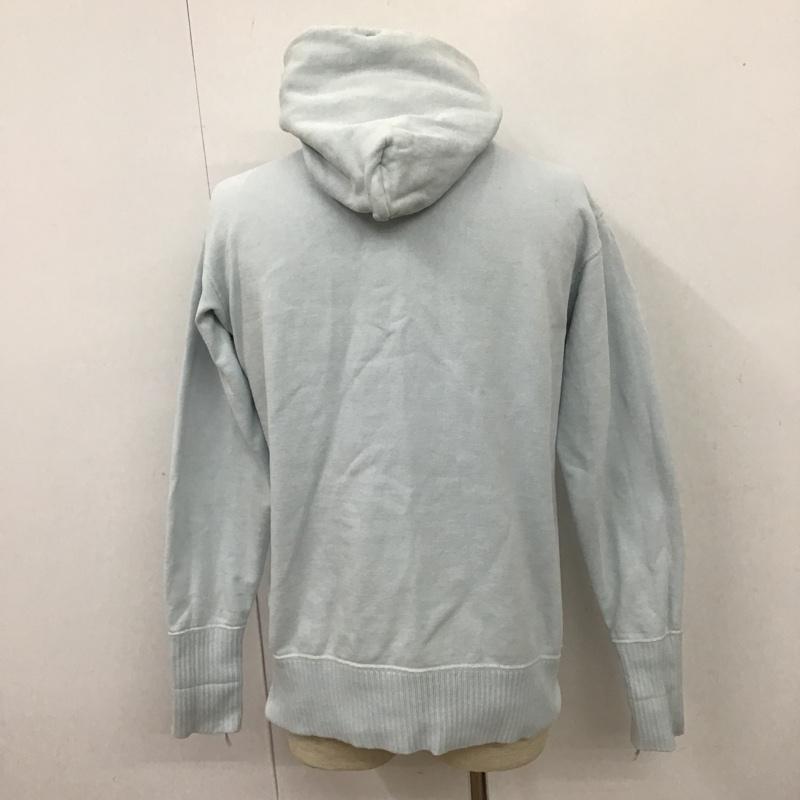 ドゥニーム Denime パーカー 長袖 長袖パーカー フード付きパーカー プリントスウェット トレーナー L プリント 水色 / ライトブルー / メンズ USED 古着 中古 10101615