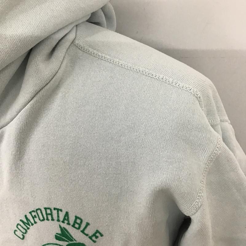 ドゥニーム Denime パーカー 長袖 長袖パーカー フード付きパーカー プリントスウェット トレーナー L プリント 水色 / ライトブルー / メンズ USED 古着 中古 10101615