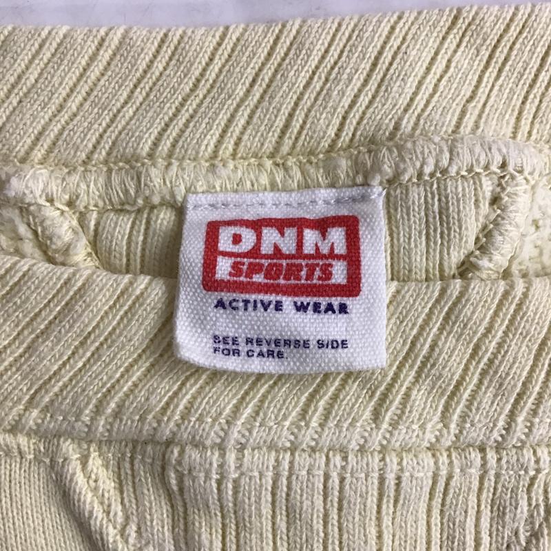 ドゥニーム Denime トレーナー 長袖 長袖スウェット 長袖トレーナー リブカットソー 長袖カットソー プリントトレーナー M プリント 黄 / イエロー / メンズ USED 古着 中古 10101616