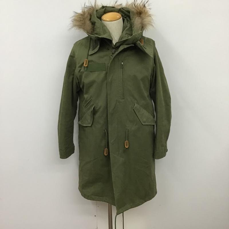 ハレ HARE ジャケット、上着 ジャンパー、ブルゾン HA030056N9 モッズコート ミリタリージャケット ジップアップジャケット M 無地 カーキ / カーキ / メンズ USED 古着 中古 10101617