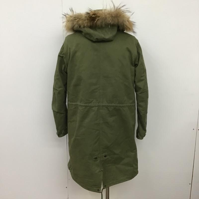 ハレ HARE ジャケット、上着 ジャンパー、ブルゾン HA030056N9 モッズコート ミリタリージャケット ジップアップジャケット M 無地 カーキ / カーキ / メンズ USED 古着 中古 10101617