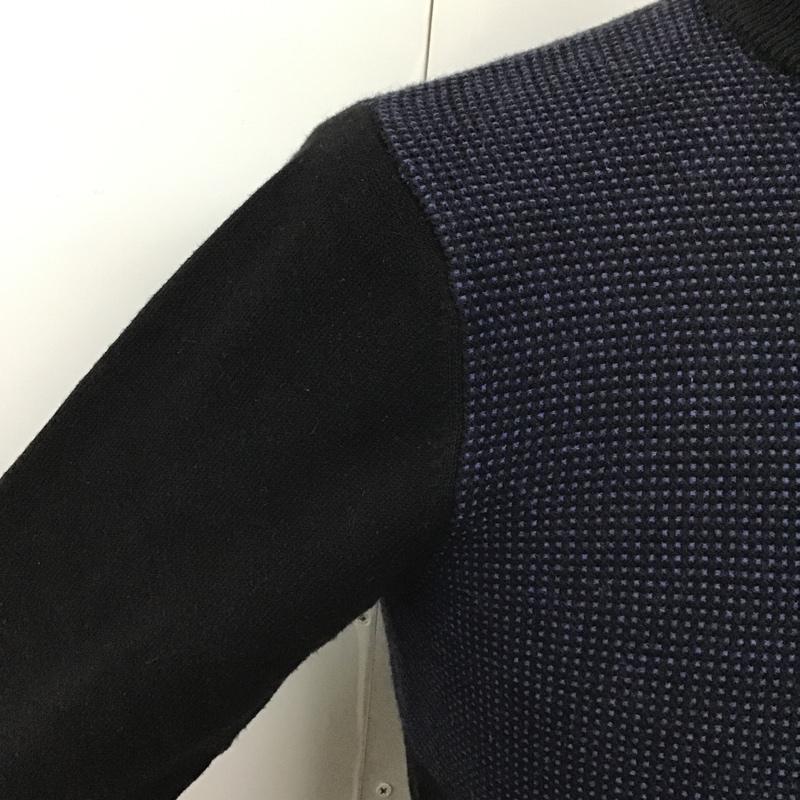 ポールスミス Paul Smith カーディガン 長袖 ジップアップジャケット カーディガン 長袖カットソー ニットジャケット S 無地 紺 / ネイビー / X 青 / ブルー / メンズ USED 古着 中古 10101628