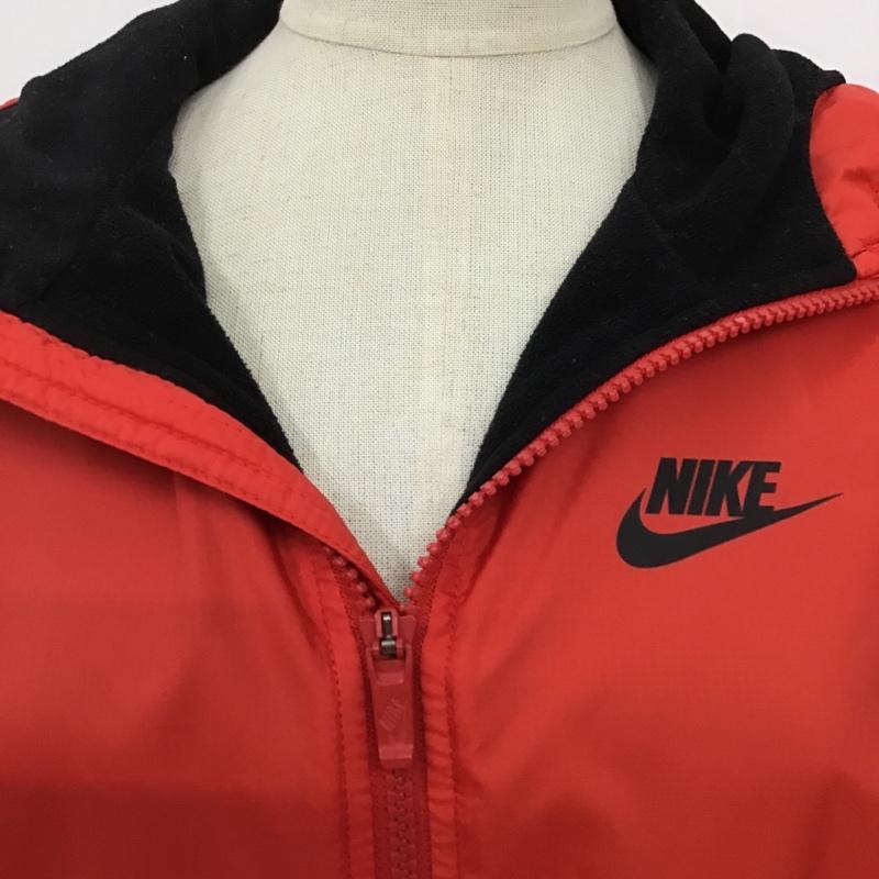 ナイキ NIKE ジャケット、上着 ジャンパー、ブルゾン L 無地 X ロゴ、文字 赤 / レッド / レディース USED 古着 中古 10101646