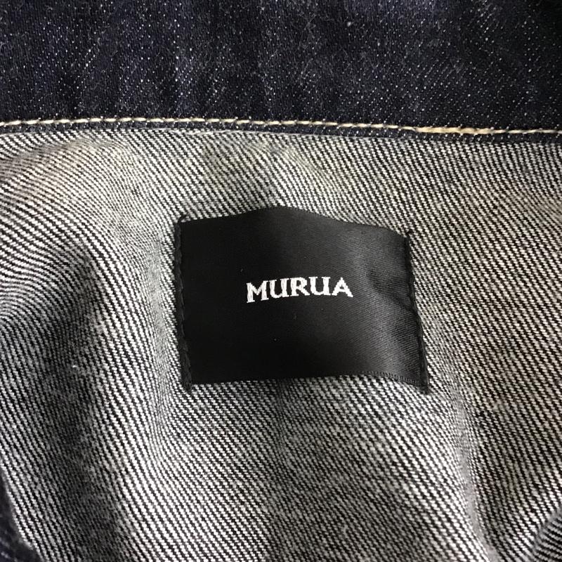 ムルーア MURUA ジャケット、上着 ジャケット、ブレザー 011530101201 ベーシックルーズジーンズジャケット Gジャン S 無地 インディゴ / インディゴ / レディース USED 古着 中古 10101652