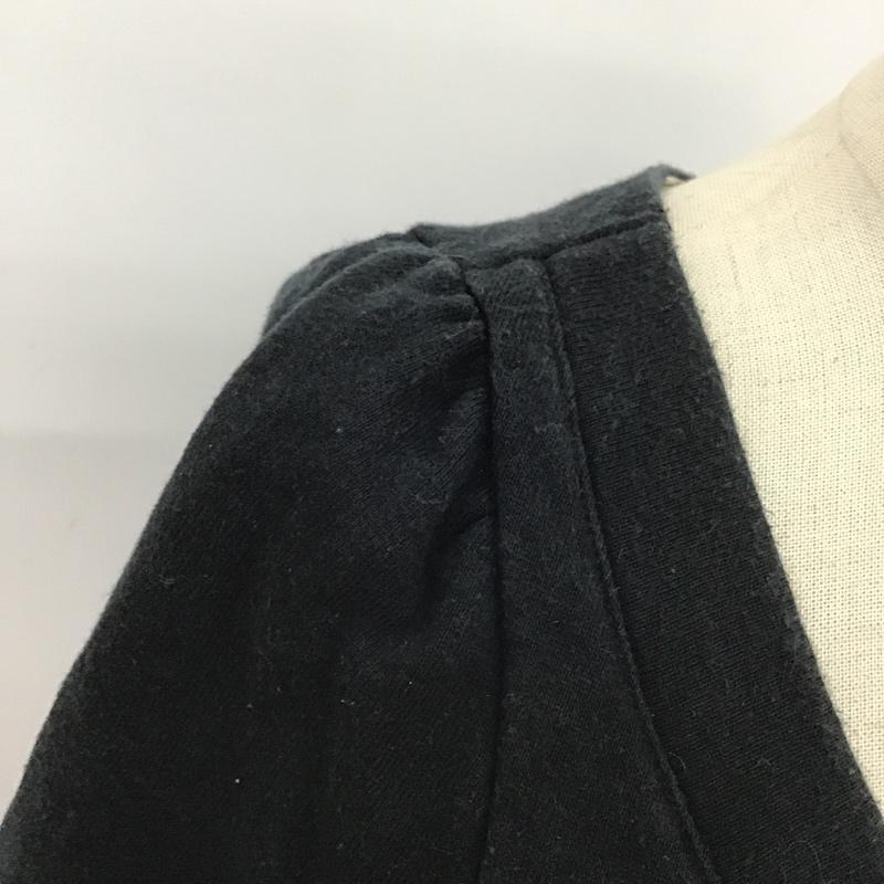 バーバリーブルーレーベル BURBERRY BLUE LABEL カットソー 半袖 38 無地 黒 / ブラック /  レディース USED 古着 中古 10101656