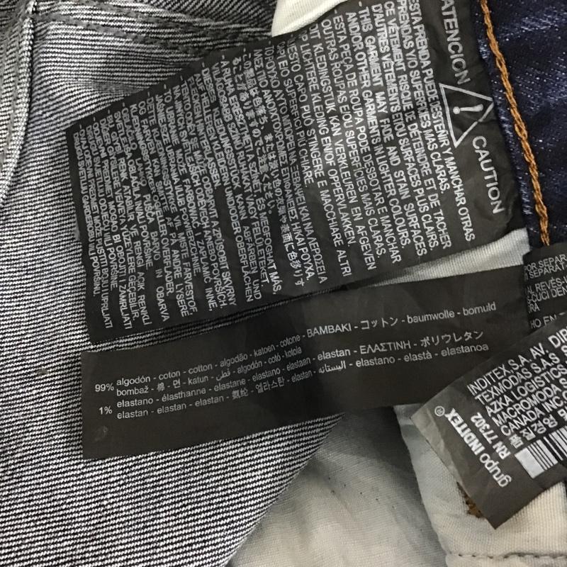 ザラ ZARA パンツ デニム、ジーンズ 30インチ 無地 インディゴ / インディゴ / メンズ USED 古着 中古 10101708