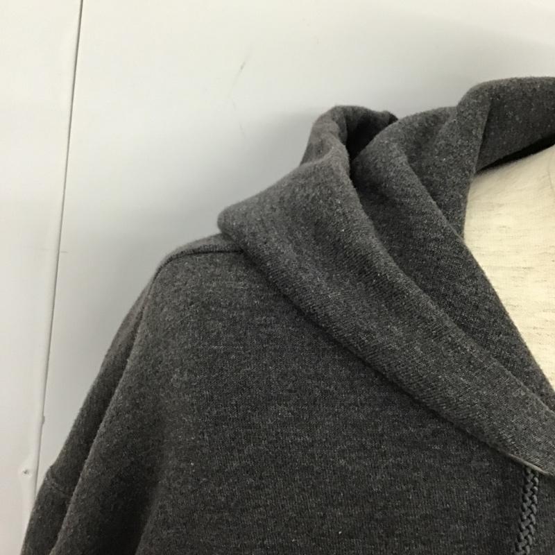 チャンピオン Champion パーカー 長袖 ジップパーカー L 無地 チャコールグレー / チャコールグレー / メンズ USED 古着 中古 10101719