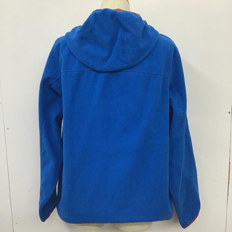 エルエルビーン L.L.Bean パーカー 長袖 251298 POLARTEC フリース フルジップ M ロゴ、文字 青 / ブルー / X 橙 / オレンジ / メンズ USED 古着 中古 10101728