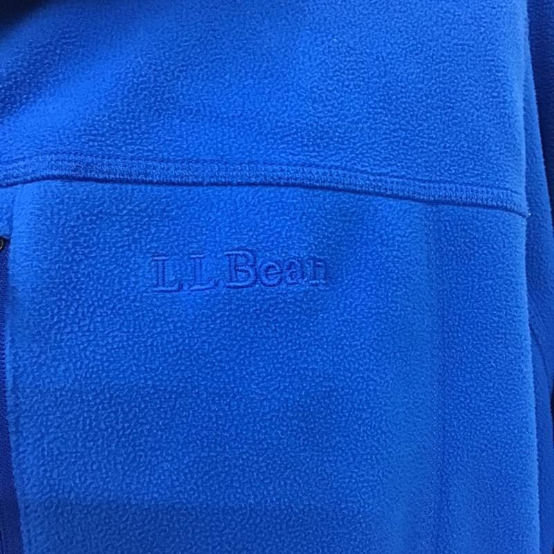 エルエルビーン L.L.Bean パーカー 長袖 251298 POLARTEC フリース フルジップ M ロゴ、文字 青 / ブルー / X 橙 / オレンジ / メンズ USED 古着 中古 10101728