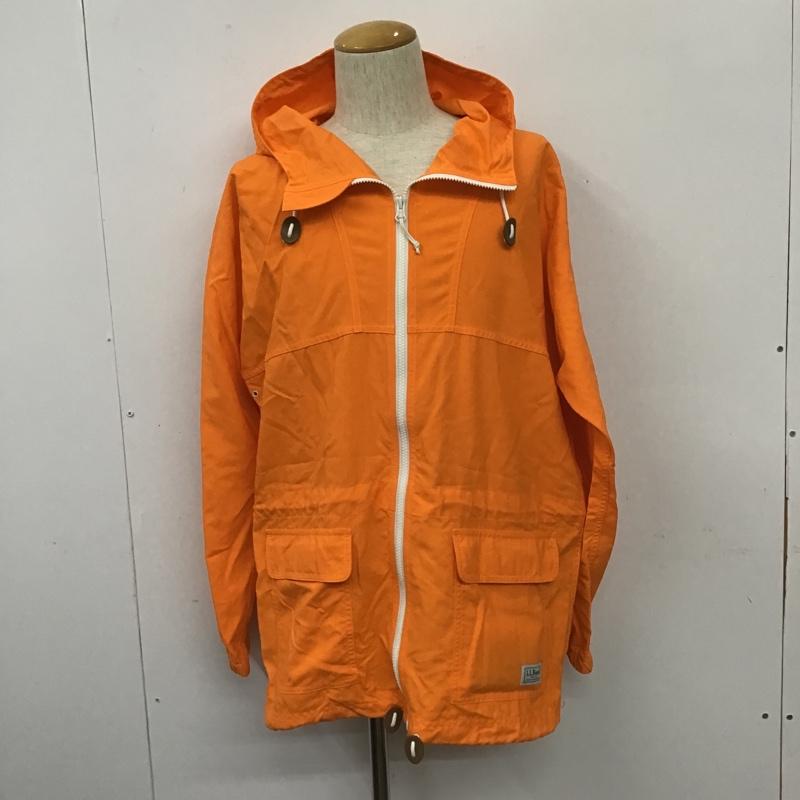 エルエルビーン L.L.Bean ジャケット、上着 ジャケット、ブレザー 287399 ナイロンジャケット パーカー CORDURA S ロゴ、文字 橙 / オレンジ / メンズ USED 古着 中古 10101732