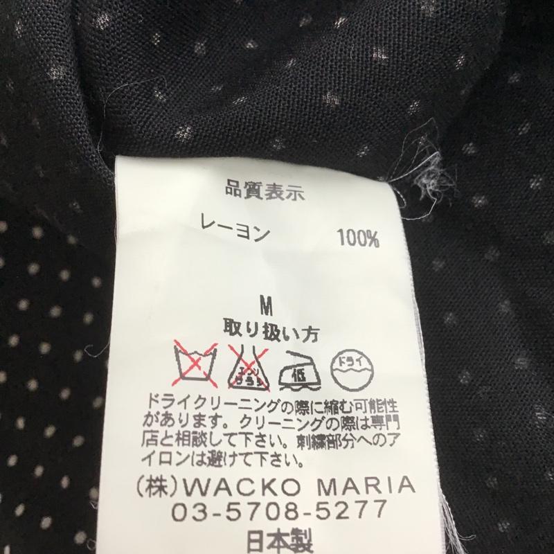 ギルティーパーティーズ GUILTYPARTIES シャツ、ブラウス 半袖 ワコマリア バックロゴ ドット M 刺繍 白 / ホワイト / X 黒 / ブラック / X 青 / ブルー / メンズ USED 古着 中古 10101740