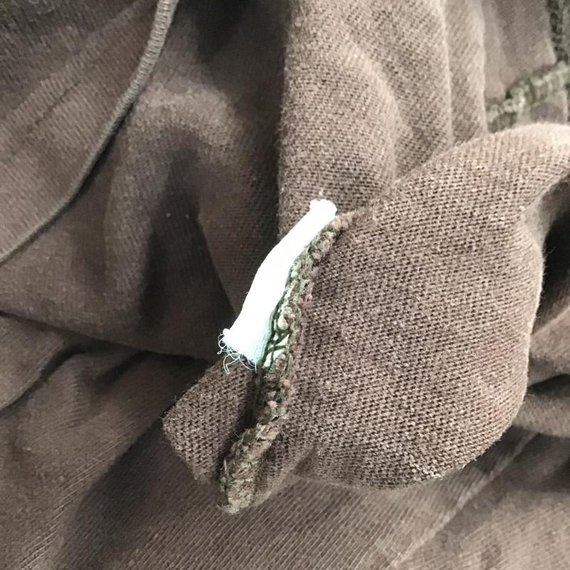 ティーエムティー TMT Tシャツ 長袖 RETROSPECT Big holiday BIG3 ロンT M ロゴ、文字 茶 / ブラウン / メンズ USED 古着 中古 10101749