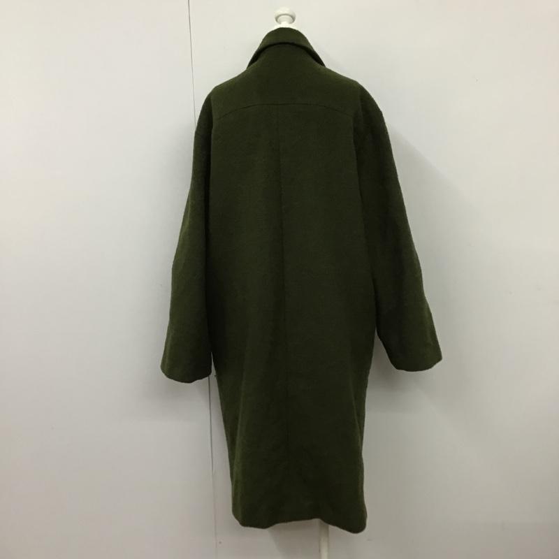 エモダ EMODA コート コート一般 041650000401 モッサマキシCO FREE 無地 カーキ / カーキ / レディース USED 古着 中古 10101764