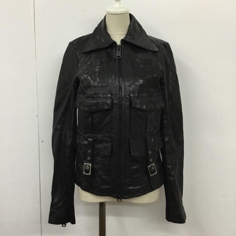スライ SLY ジャケット、上着 レザージャケット 2 無地 黒 / ブラック / レディース USED 古着 中古 10101778