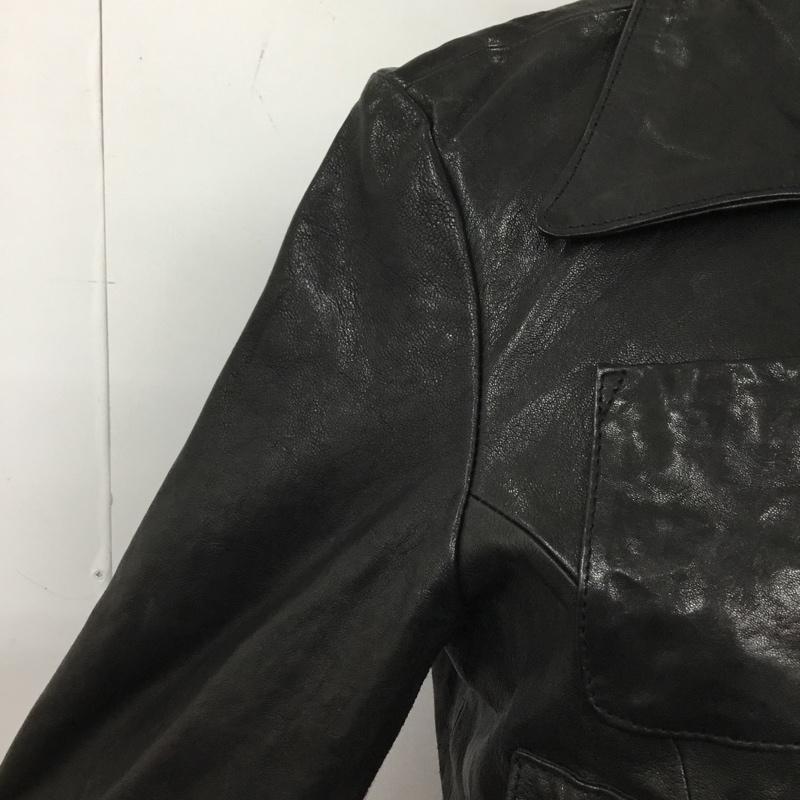 スライ SLY ジャケット、上着 レザージャケット 2 無地 黒 / ブラック / レディース USED 古着 中古 10101778