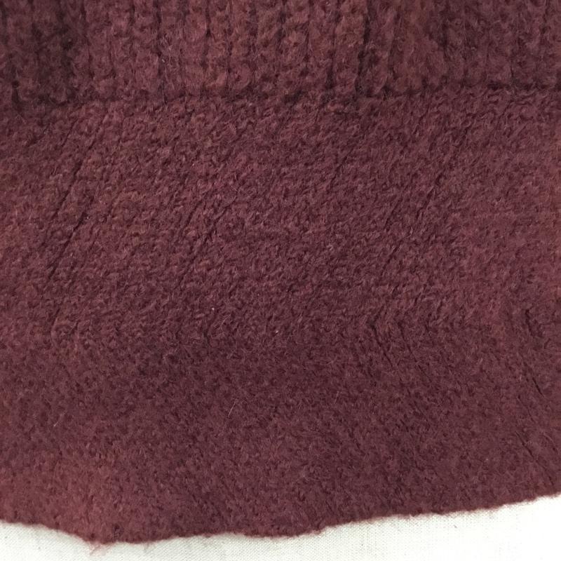 スライ SLY ニット、セーター 長袖 FREE 無地 えんじ / ワインレッド / レディース USED 古着 中古 10101779
