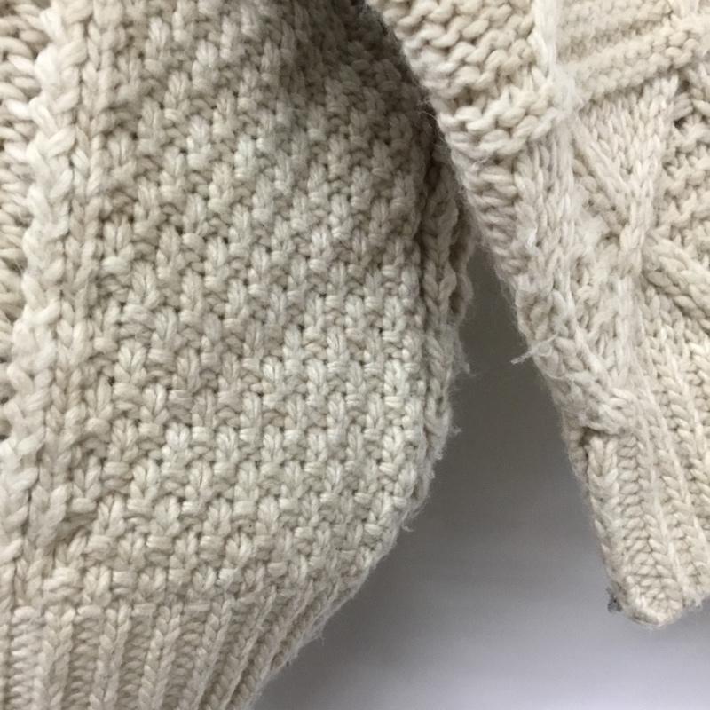 ロデオクラウンズ Rodeo Crowns ニット、セーター 長袖 FREE 無地 ベージュ / ベージュ / レディース USED 古着 中古 10101783