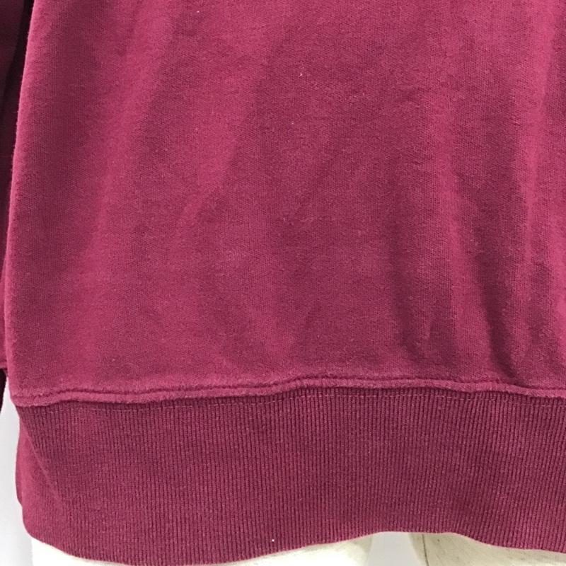 ポロゴルフラルフローレン POLOGOLF カットソー 長袖 長袖カットソー ジップアップネックカットソー ロングスリーブカットソー 刺繍Tシャツ L ロゴ、文字 えんじ / ワインレッド / メンズ USED 古着 中古 10101802