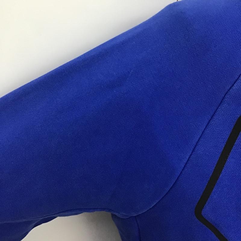 アールエルエックスラルフローレン RLXRALPHLAUREN トレーナー 長袖 長袖スウェット 長袖トレーナー リブカットソー ジップアップネックトレーナー L ロゴ、文字 青 / ブルー / メンズ USED 古着 中古 10101803