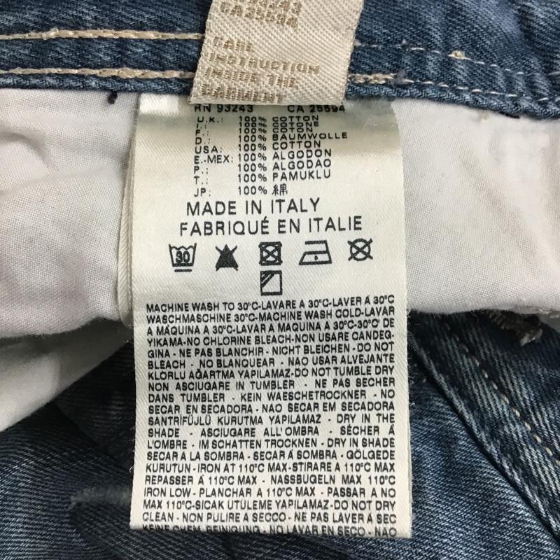 ディーゼル DIESEL パンツ デニム、ジーンズ デニムパンツ スリムパンツ ダメージ加工パンツ カジュアルパンツ 29インチ 無地 インディゴ / インディゴ / メンズ USED 古着 中古 10101816
